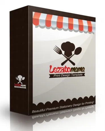 eCover representing Lezato Print Design Template  with Personal Use Rights