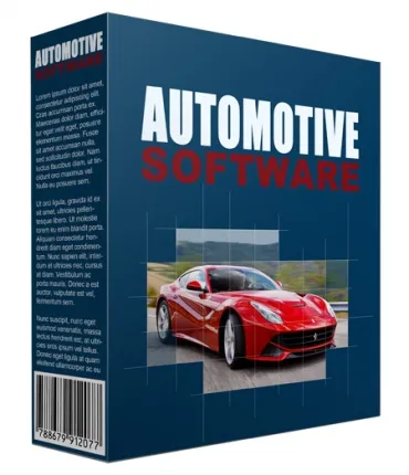 eCover representing Automotive Software eBooks & Reports/Videos, Tutorials & Courses/Software & Scripts with Master Resell Rights