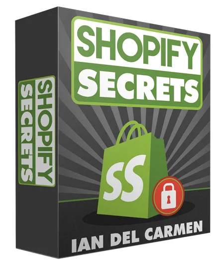 eCover representing Shopify Secrets eBooks & Reports with Resell Rights