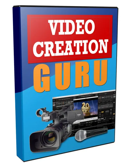 eCover representing Video Creation Guru Videos, Tutorials & Courses with Personal Use Rights