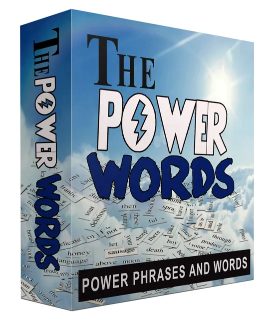 eCover representing Power Phrases and Words  with Personal Use Rights