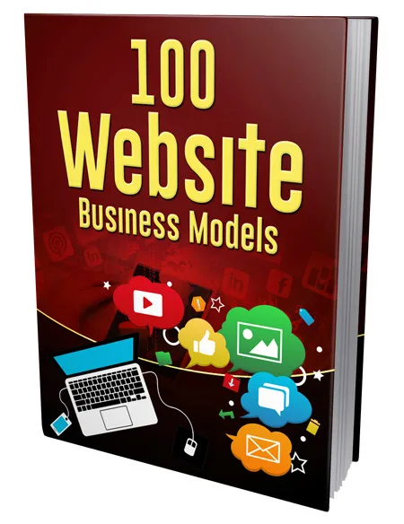 eCover representing 100 Website Business Models eBooks & Reports with Private Label Rights