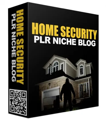 eCover representing Home Security PLR Niche Blog Videos, Tutorials & Courses with Private Label Rights