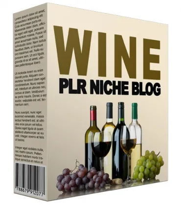 eCover representing Wine PLR Niche Blog V2 Videos, Tutorials & Courses with Private Label Rights