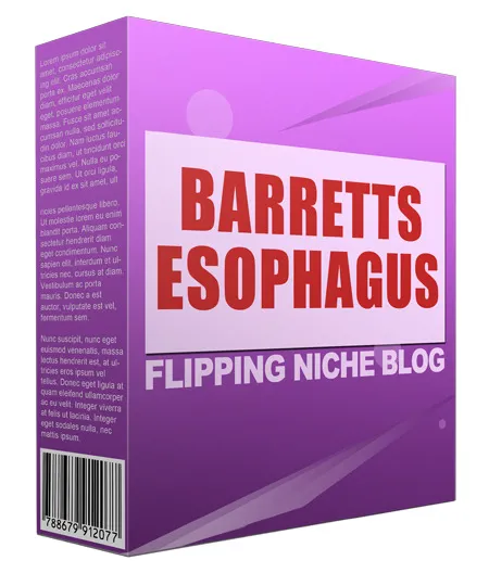 eCover representing Barretts Esophagus Flipping Niche Blog Videos, Tutorials & Courses with Personal Use Rights