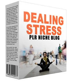 Dealing Stress PLR Niche Blog small