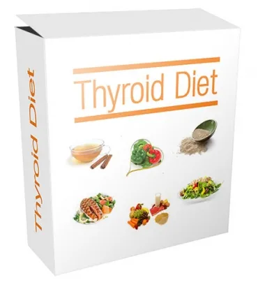 eCover representing New Thyroid Diet Flipping Niche Blog  with Personal Use Rights