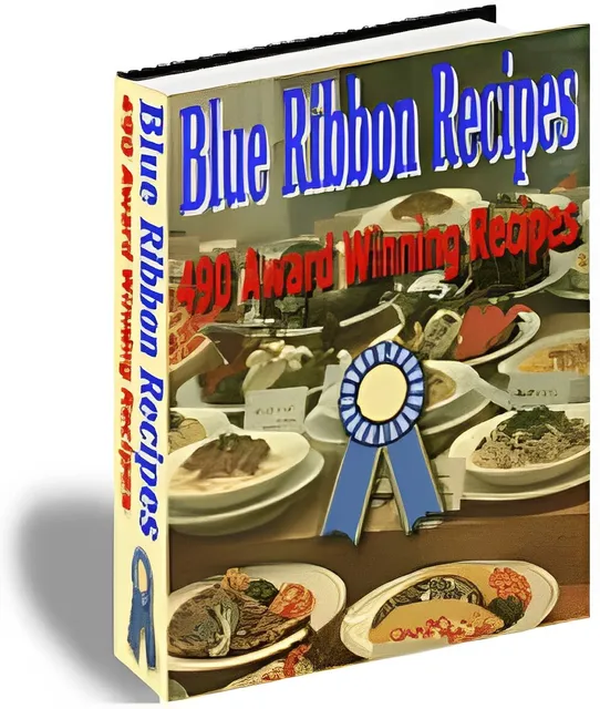 eCover representing Blue Ribbon Recipes eBooks & Reports with Master Resell Rights