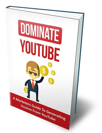 eCover representing Dominate YouTube eBooks & Reports with Master Resell Rights