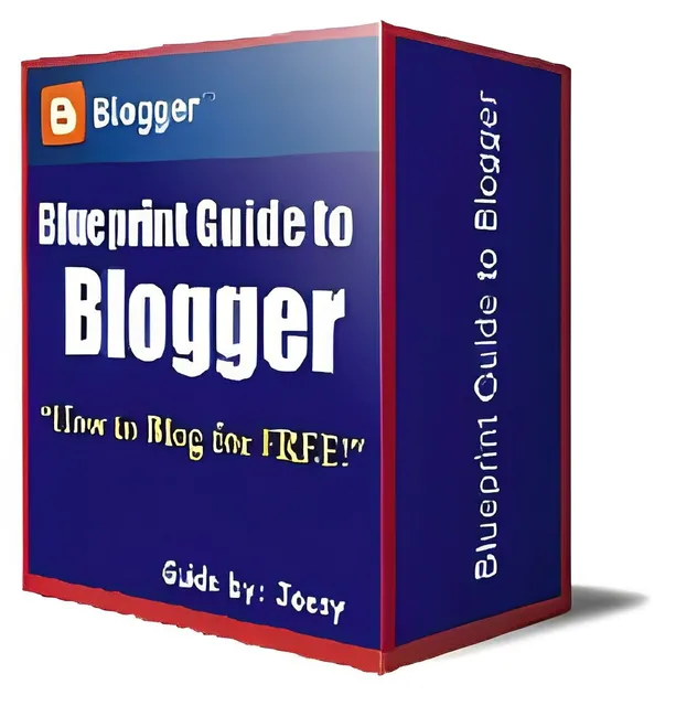 eCover representing Blueprint Guide To Blogger eBooks & Reports with Master Resell Rights