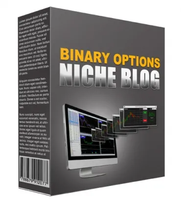 eCover representing Done-For-You Binary Options Flipping Niche Blog Package  with Personal Use Rights
