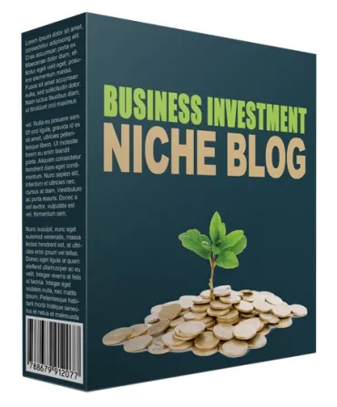 eCover representing Done-For-You Business Investment Niche Site  with Personal Use Rights