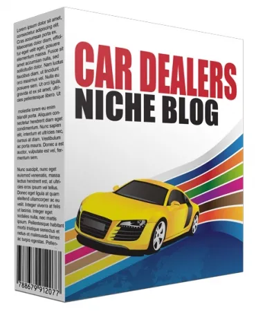 eCover representing Car Dealers Niche Site Bundle  with Personal Use Rights