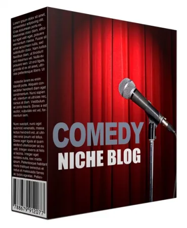eCover representing Comedy Niche Site Pack Templates & Themes with Personal Use Rights