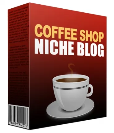 eCover representing Coffee Shop Niche Site Pack  with Personal Use Rights