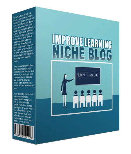 eCover representing New Improve Learning Flipping Niche Blog  with Personal Use Rights