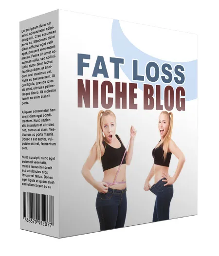 eCover representing New Fat Loss Flipping Niche Blog  with Personal Use Rights