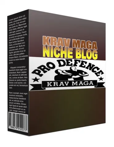 eCover representing New Krav Maga Flipping Niche Blog  with Personal Use Rights