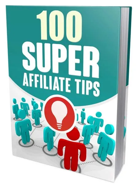 eCover representing 100 Super Affiliate Tips eBooks & Reports with Master Resell Rights