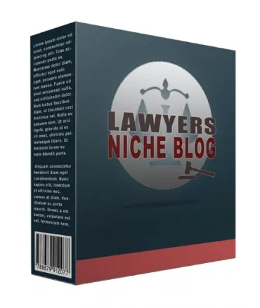 eCover representing New Lawyer Niche Website  with Personal Use Rights