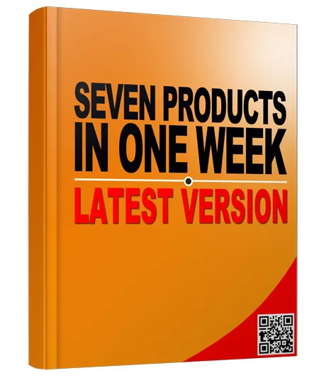 eCover representing Seven Products in One Week New Edition eBooks & Reports with Private Label Rights