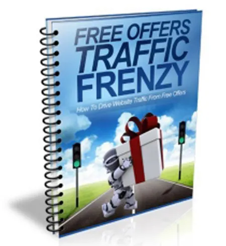 eCover representing Free Offers Traffic Frenzy eBooks & Reports with Resell Rights