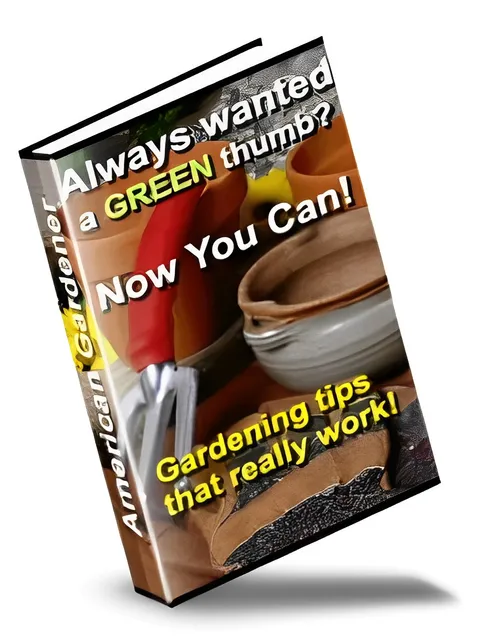 eCover representing American Gardener : Gardening tips that really work! eBooks & Reports with Master Resell Rights
