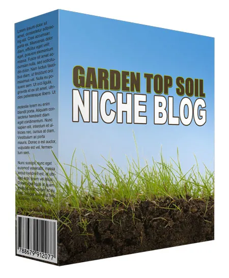 eCover representing Garden Top Soil Niche Blog  with Personal Use Rights