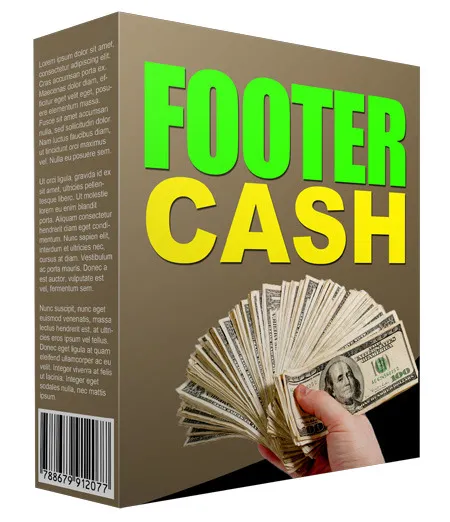 eCover representing Footer Cash Software Software & Scripts with Private Label Rights