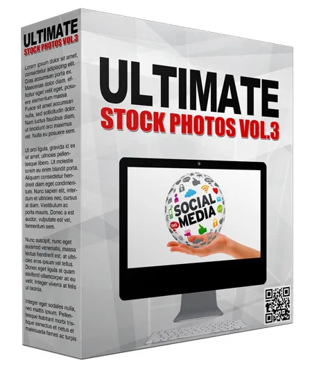 eCover representing Ultimate Stock Photos Package Vol. 3  with Master Resell Rights