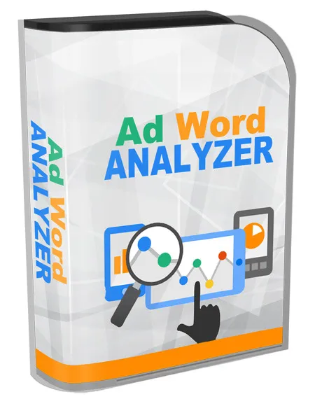 eCover representing Ad Word Analyzer eBooks & Reports with Personal Use Rights