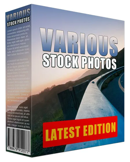 eCover representing More Various Stock Photos  with Master Resell Rights