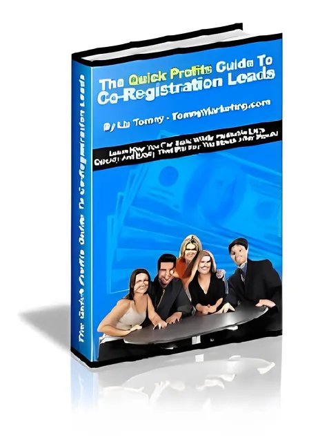 eCover representing The Quick Profits Guide To Co-Registration Leads eBooks & Reports with Master Resell Rights