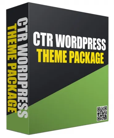eCover representing New CTR WordPress Theme Package  with Personal Use Rights