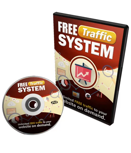 eCover representing Free Traffic System Videos, Tutorials & Courses with Master Resell Rights