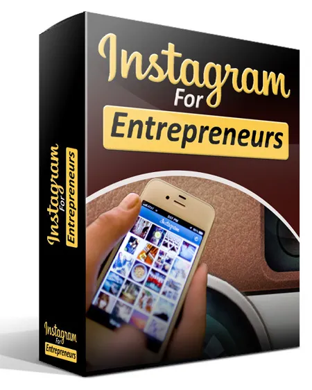 eCover representing Instragram for Entrepreneurs Newsletters eBooks & Reports with Private Label Rights