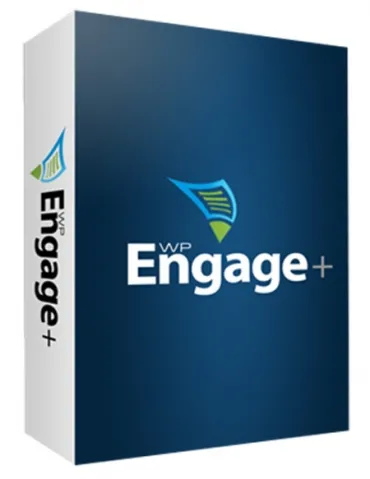 eCover representing WP Engage Plus Plugin eBooks & Reports with Master Resell Rights