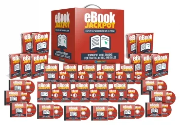 eCover representing Ebook Jackpot Video Course Videos, Tutorials & Courses with Master Resell Rights
