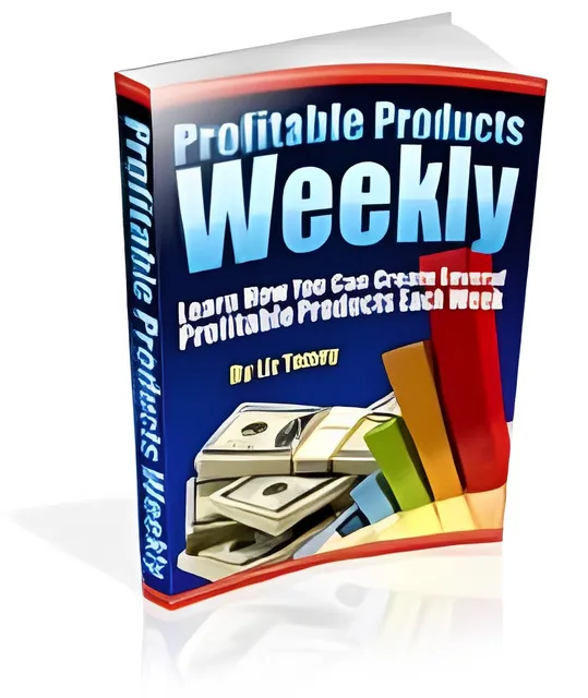 eCover representing Profitable Products Weekly eBooks & Reports with Master Resell Rights