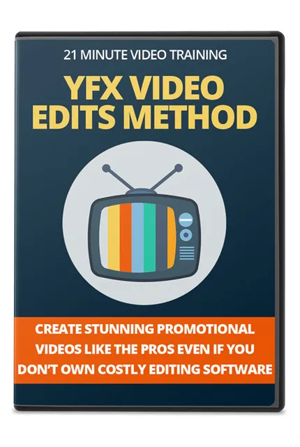 eCover representing YTX Video Edits Method Videos, Tutorials & Courses with Private Label Rights