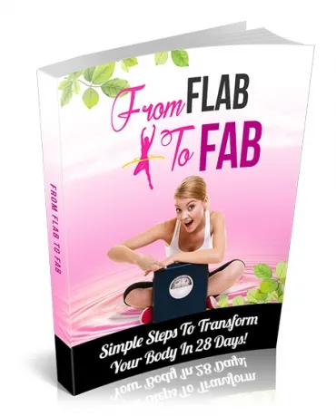 eCover representing From Flab To Fab eBooks & Reports with Master Resell Rights