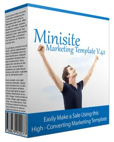 Minisite Marketing Template V42 small