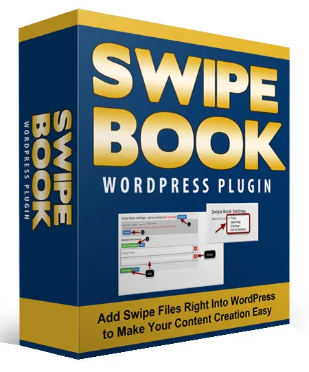 eCover representing WP Swipe Book Plugin  with Personal Use Rights