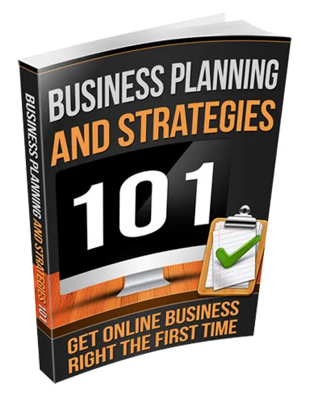 eCover representing Business Planning and Strategies eBooks & Reports with Master Resell Rights