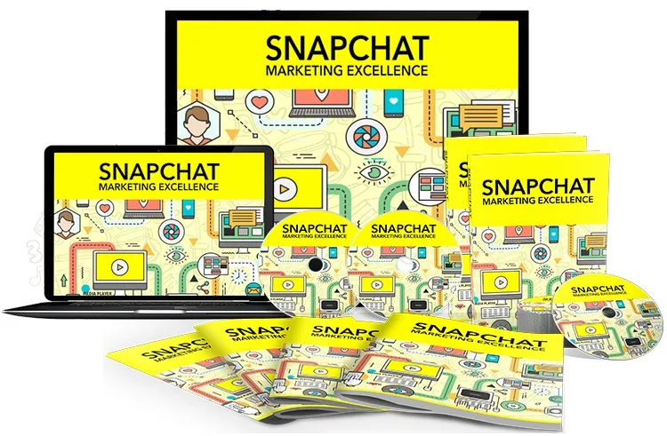 eCover representing Snapchat Marketing Excellence Video Upsell eBooks & Reports/Videos, Tutorials & Courses with Master Resell Rights