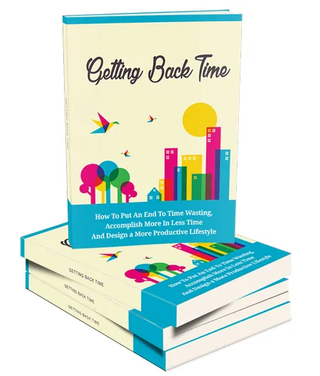 eCover representing Getting Back Time eBooks & Reports with Master Resell Rights