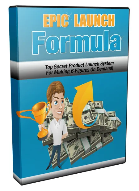 eCover representing Epic Launch Formula eBooks & Reports/Videos, Tutorials & Courses with Private Label Rights
