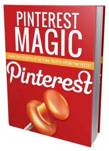 eCover representing Pinterest Magic eBooks & Reports with Personal Use Rights