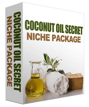 eCover representing Coconut Oil Secret Niche Package Templates & Themes with Personal Use Rights