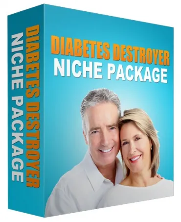 eCover representing Diabetes Destroyer Niche Package Templates & Themes with Personal Use Rights